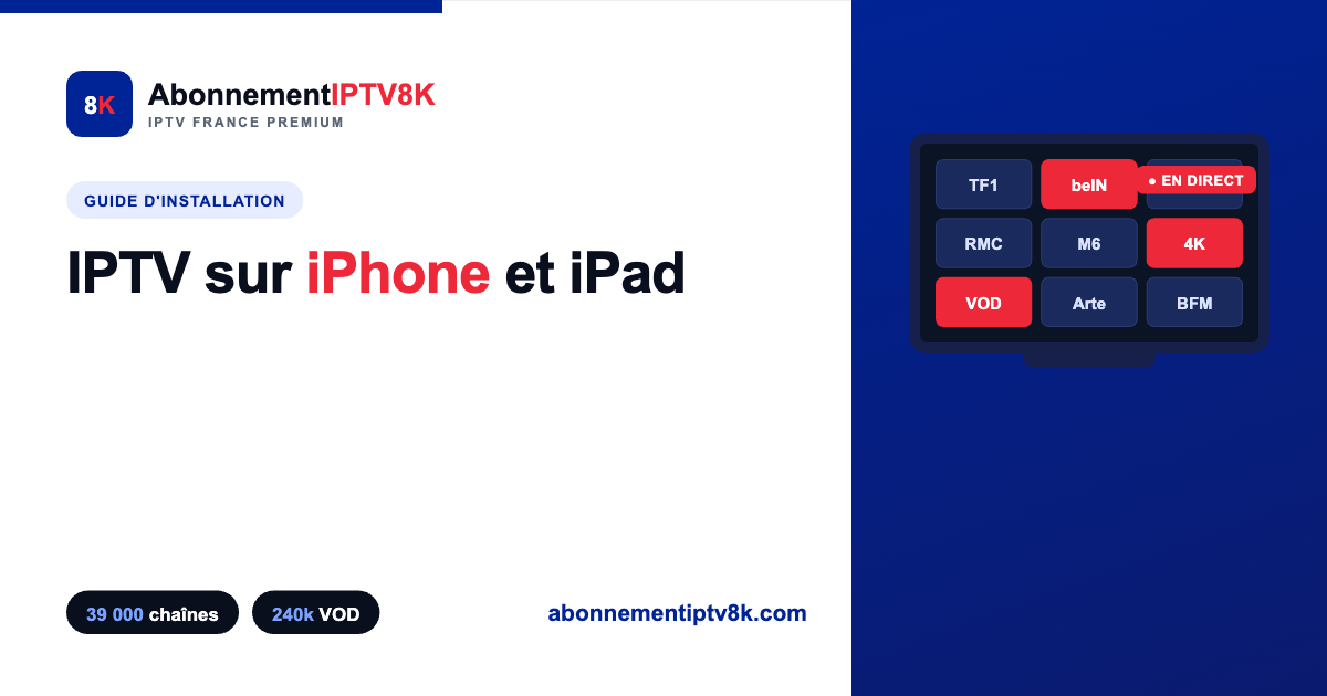 iptv iphone france